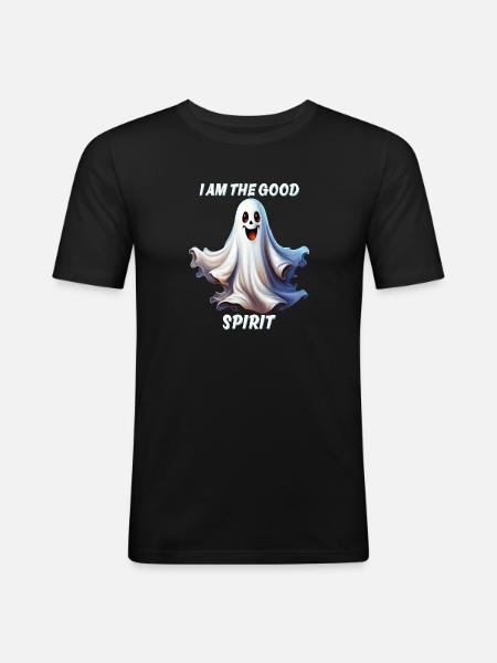 JE SUIS LE BON - T-shirt près du corps Homme - noir