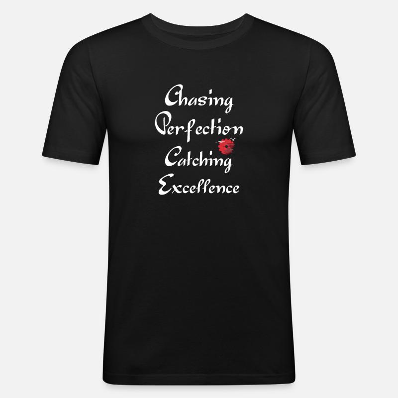 Kaizen Mindset Chasing Perfection - Men's Slim Fit T-Shirt - black