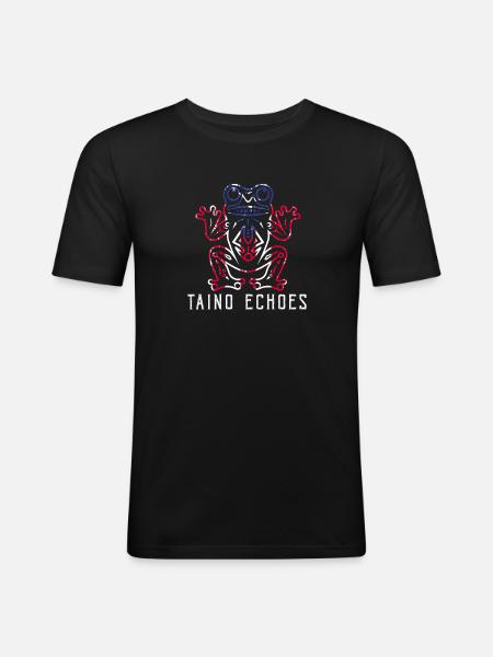 Taíno Echoes Caribbean Ancestry Pride - Men's Slim Fit T-Shirt - black