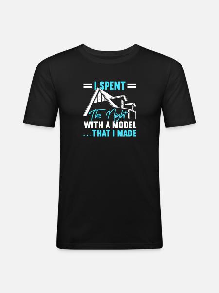 Architect Art Architecture Designer - Men's Slim Fit T-Shirt - black