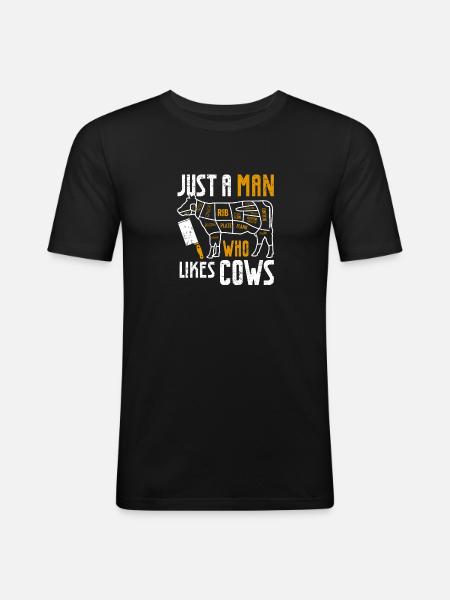Butcher Butcher Butcher Butcher's Gift - Men's Slim Fit T-Shirt - black