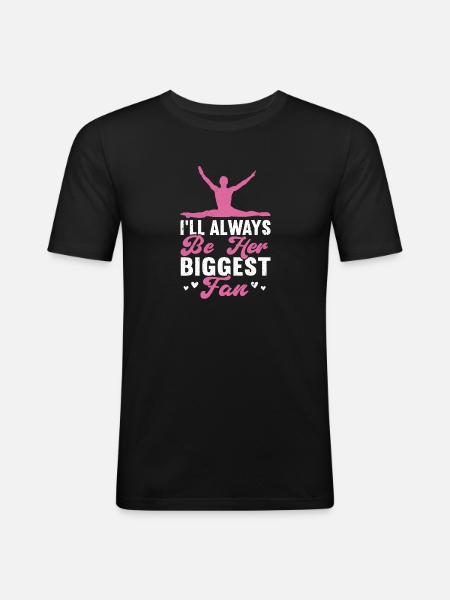 Acrobat Gymnastics Gymnastics Tumbling - Men's Slim Fit T-Shirt - black