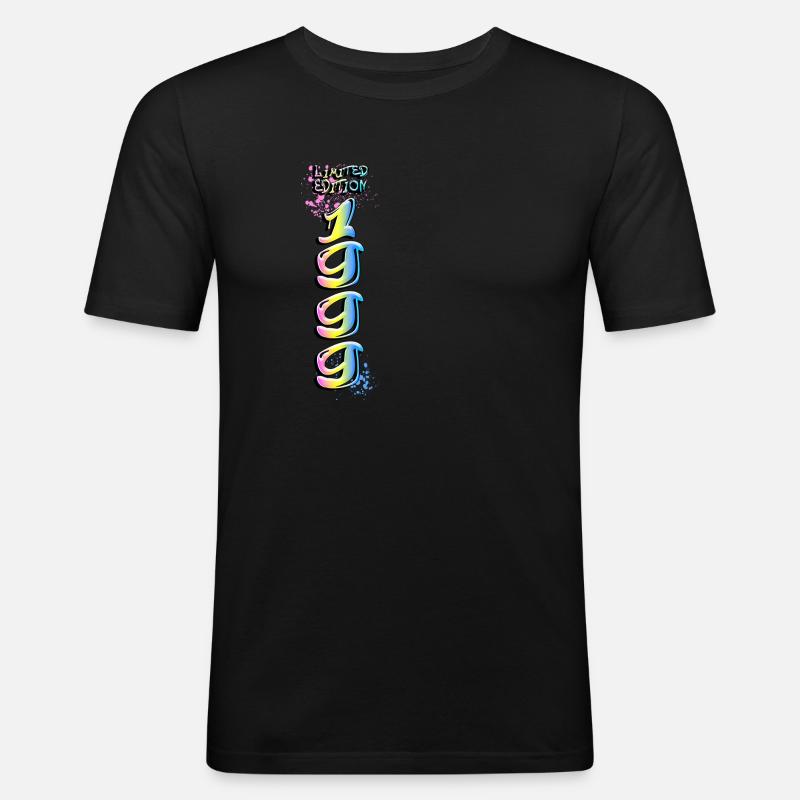 Édition limitée 1999 Graffiti - T-shirt près du corps Homme - noir