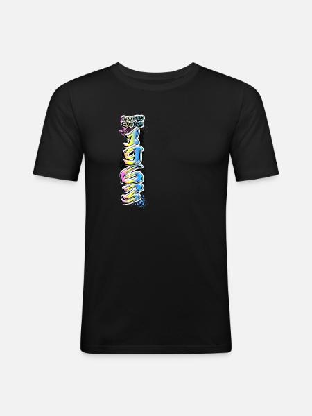 Limited Edition 1963 Graffiti - Men's Slim Fit T-Shirt - black