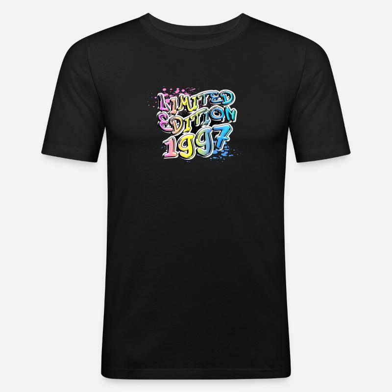 Édition limitée 1997 Graffiti - T-shirt près du corps Homme - noir