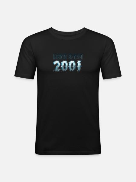 Édition limitée 2001 Graffiti - T-shirt près du corps Homme - noir