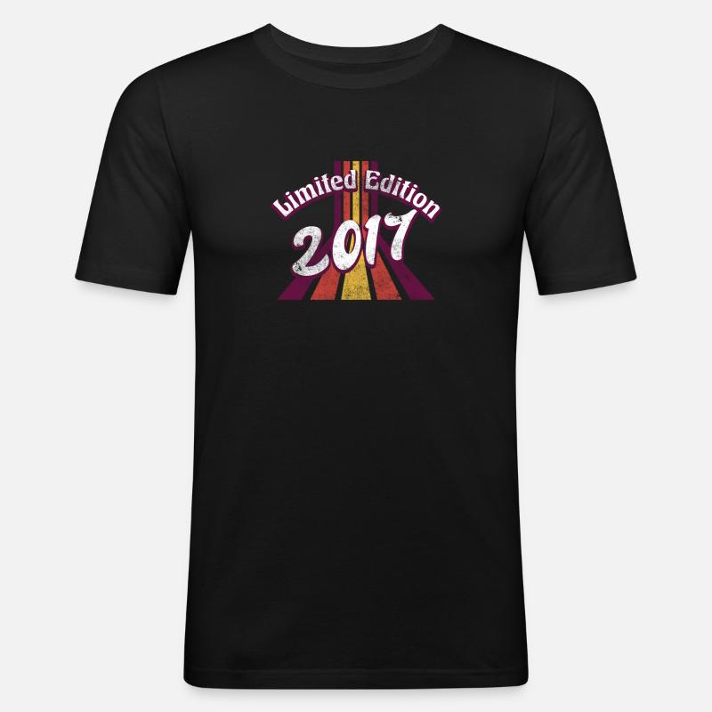 Edition Limitée Millésime 2017 - T-shirt près du corps Homme - noir