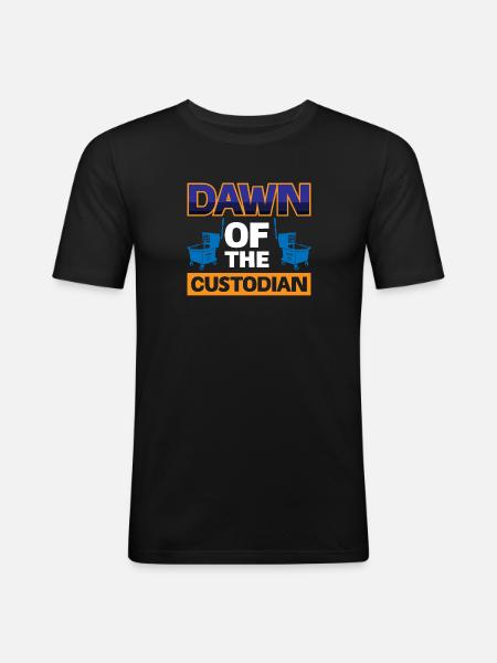 L’aube du gardien - T-shirt près du corps Homme - noir
