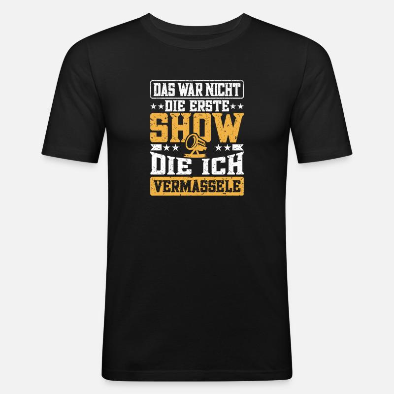 Lichttechnik Beleuchtungstechniker Lichttechniker - Männer Slim Fit T-Shirt - Schwarz