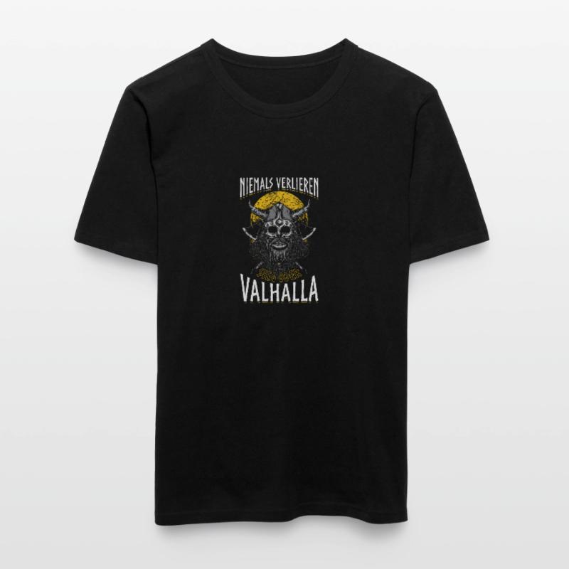 Niemals Verlieren, Sieg oder Valhalla Wikinger Männer Slim Fit T-Shirt