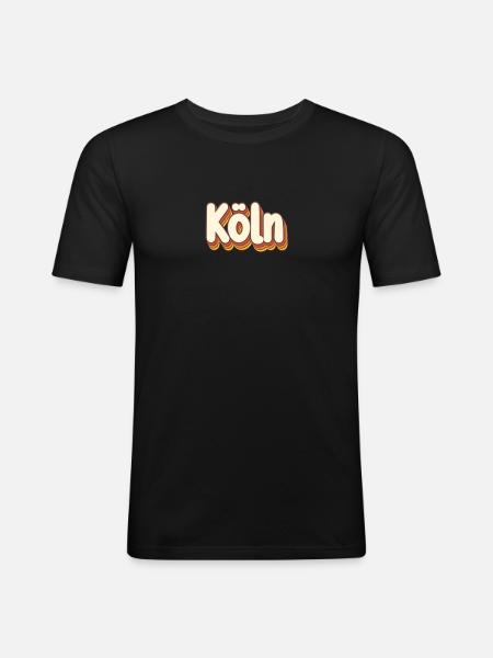 Cologne Cologne - Men's Slim Fit T-Shirt - black
