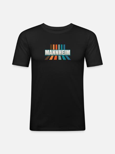 Mannheimerin Mannheimer Mannheim - Men's Slim Fit T-Shirt - black