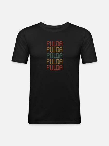Fuldaerin Fuldaer Fulda - Men's Slim Fit T-Shirt - black