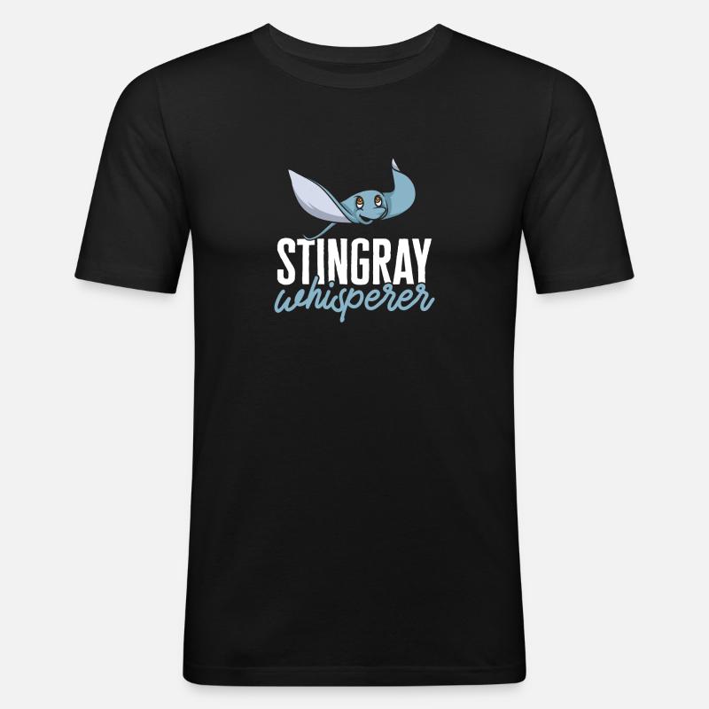 Stingrays Manta Rays Ocean Rays - Men's Slim Fit T-Shirt - black