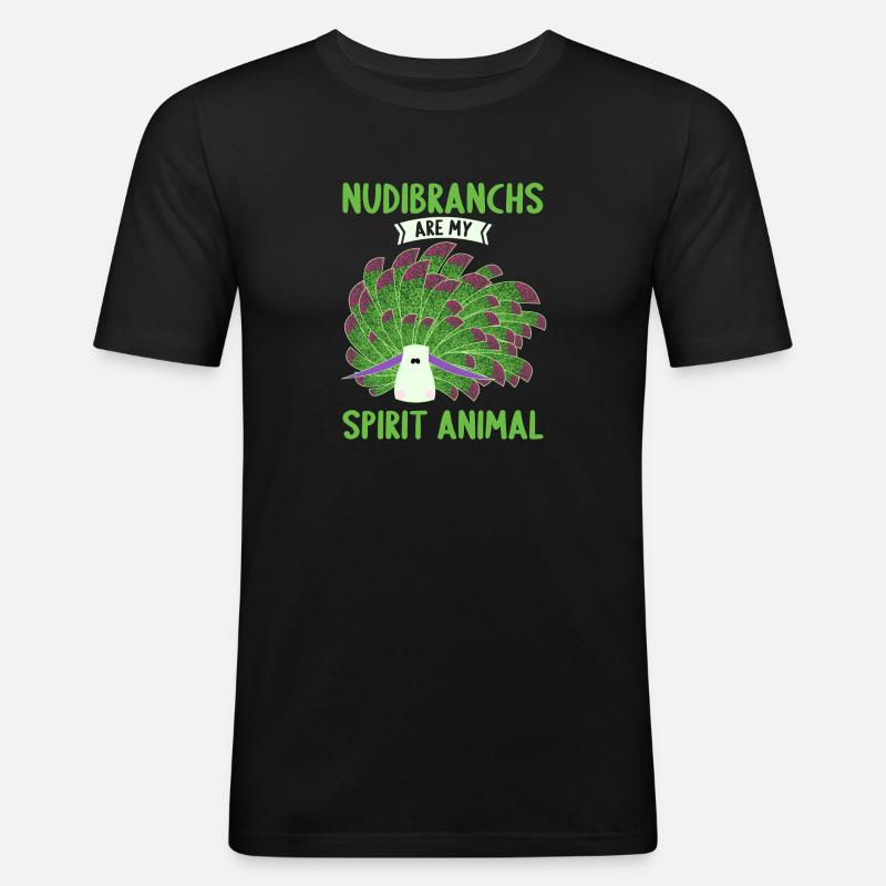 Nudibranches nudibranches - T-shirt près du corps Homme - noir