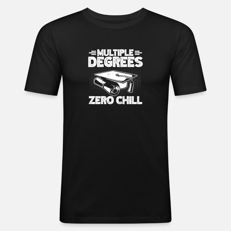 Master's Degree Studies Master's Degree - Men's Slim Fit T-Shirt - black