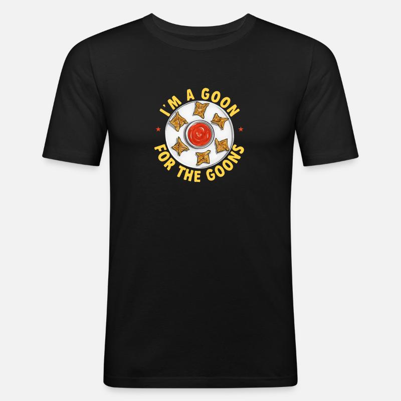 Krabben Rangoon Crab Rangoon - Männer Slim Fit T-Shirt - Schwarz