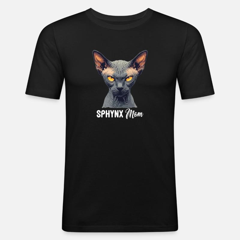 Sphynx Kätzchen Sphynx Katze - Männer Slim Fit T-Shirt - Schwarz
