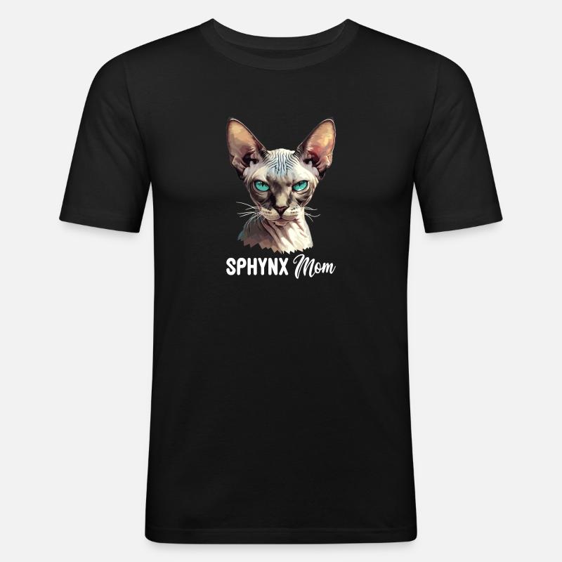 Sphynx Kätzchen Sphynx Katze - Männer Slim Fit T-Shirt - Schwarz