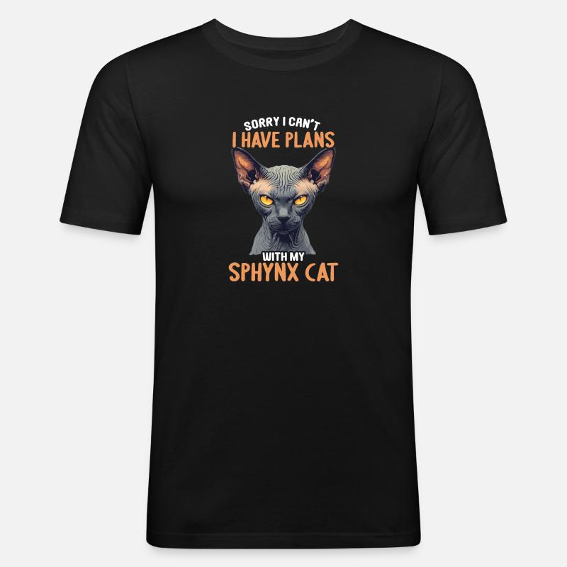 Sphynx Kitten Sphynx Cat - Men's Slim Fit T-Shirt - black