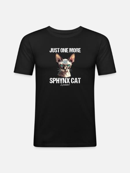 Sphynx Kitten Sphynx Cat - Men's Slim Fit T-Shirt - black