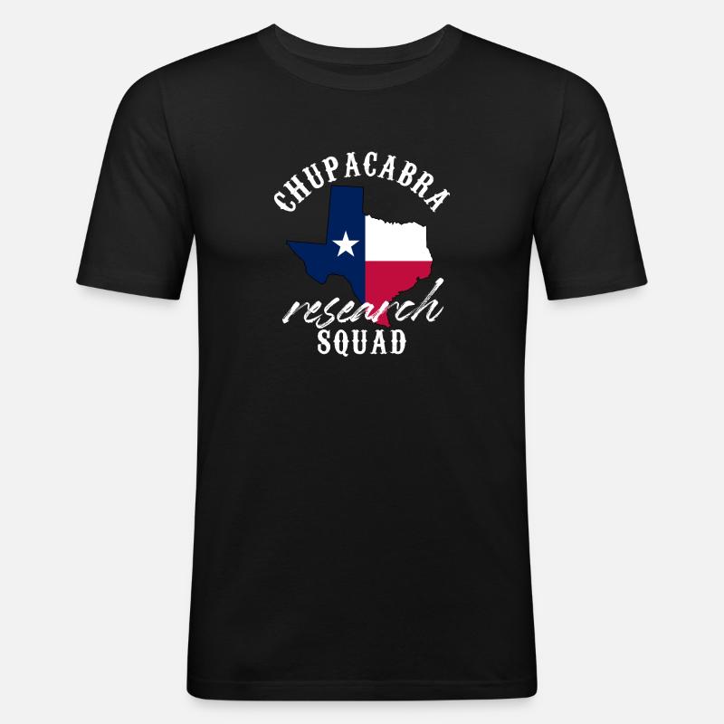 Chupacabra Research Squad Cache-cache Cryptide - T-shirt près du corps Homme - noir