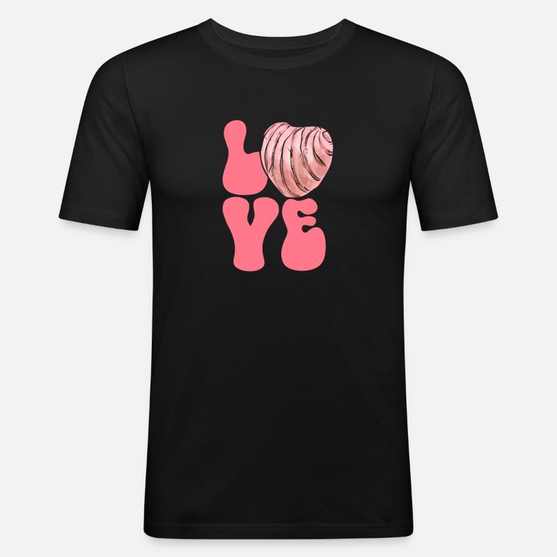 Concha Hispanic Mexican Pan Dulce - Men's Slim Fit T-Shirt - black