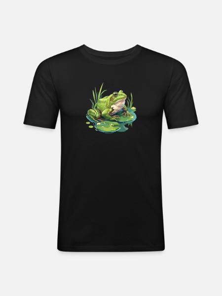 Bullfrogs Bullfrog - Men's Slim Fit T-Shirt - black