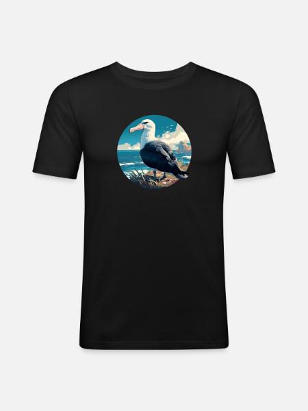 Albatross Albatrosses Albatross - Men's Slim Fit T-Shirt - black