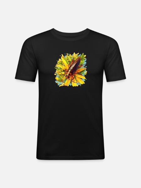 Cockroach cockroaches cockroach - Men's Slim Fit T-Shirt - black
