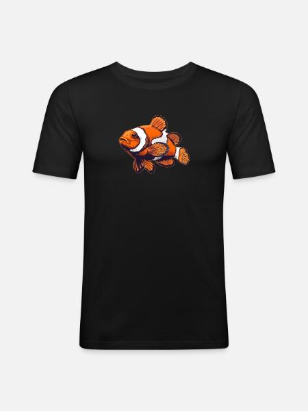 Clownfish Clownfische Clownfisch - Men's Slim Fit T-Shirt - black