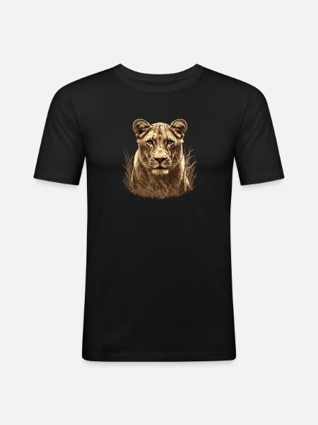 Lioness Lionesses Lioness - Men's Slim Fit T-Shirt - black