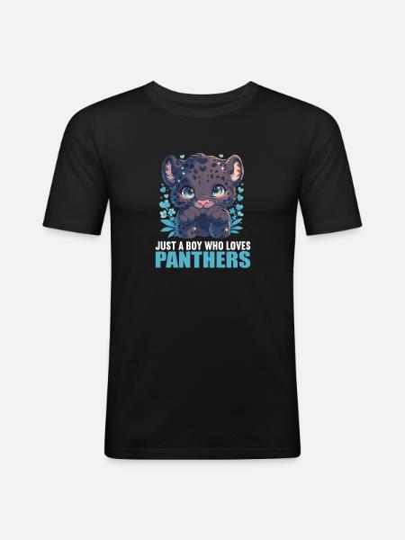 Panthers Panther - Men's Slim Fit T-Shirt - black