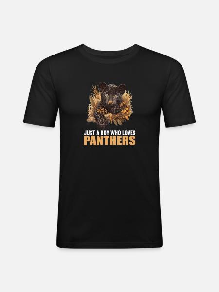 Panthers Panther - Men's Slim Fit T-Shirt - black