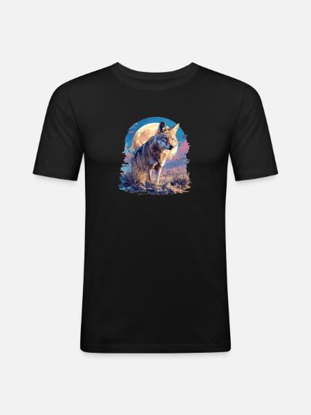Coyotes Coyote - Men's Slim Fit T-Shirt - black