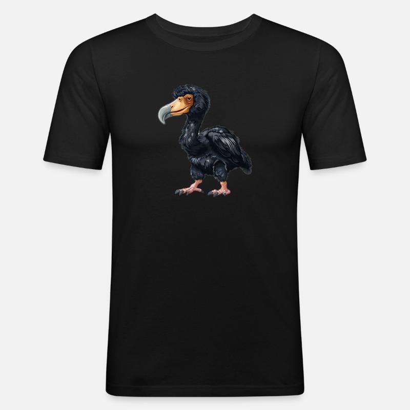 Dodos Dodo - Männer Slim Fit T-Shirt - Schwarz