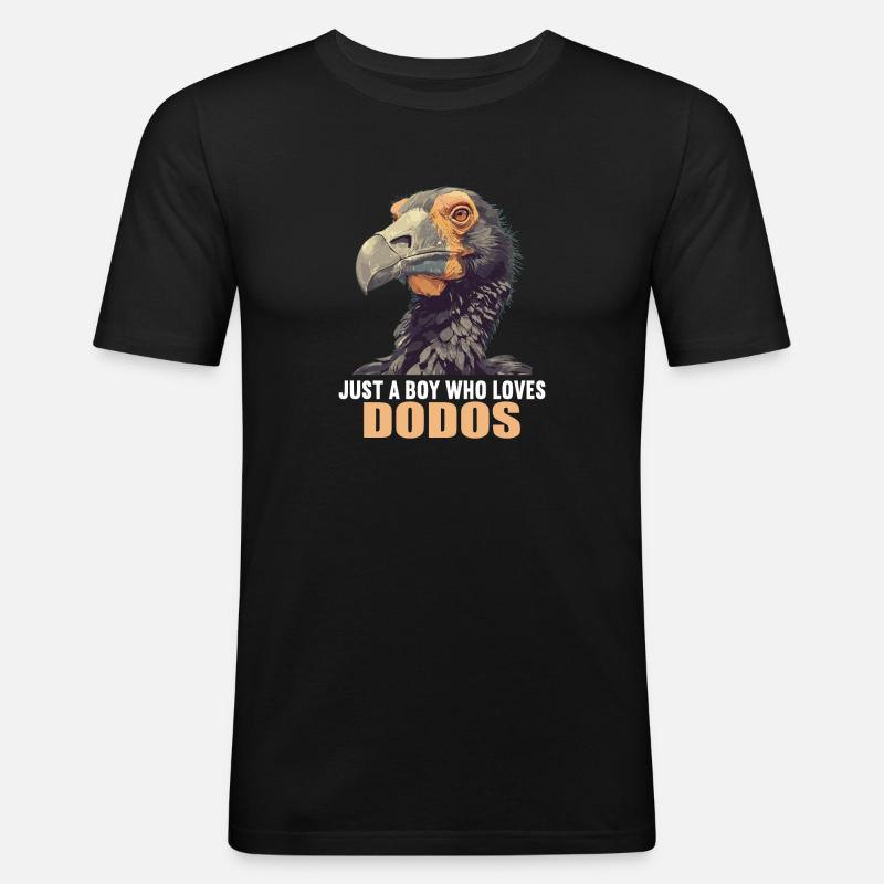 Dodos Dodo - Männer Slim Fit T-Shirt - Schwarz