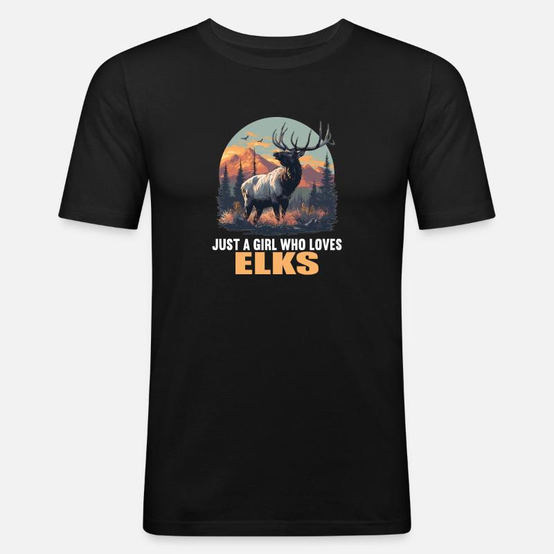 Moose Moose - Men's Slim Fit T-Shirt - black