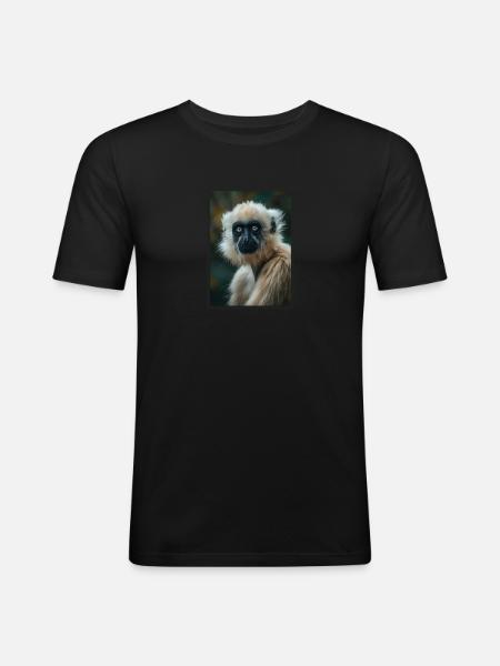 Gibbons Gibbon - Men's Slim Fit T-Shirt - black