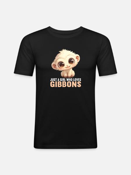 Gibbons Gibbon - Men's Slim Fit T-Shirt - black