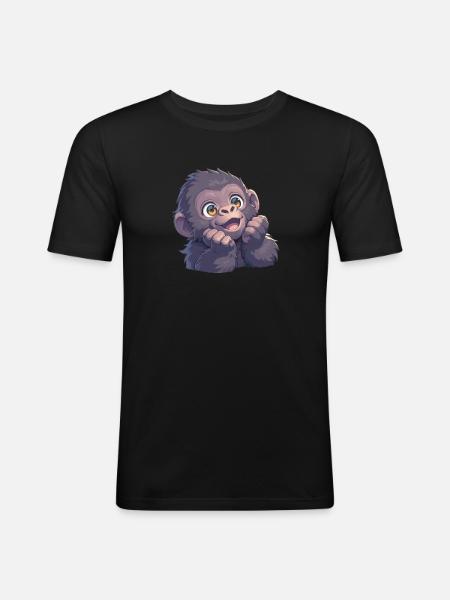 Gorillas Gorilla - Men's Slim Fit T-Shirt - black