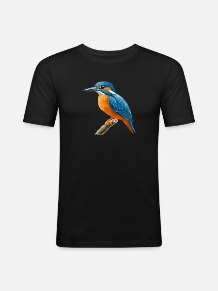 Kingfishers Kingfisher - Men's Slim Fit T-Shirt - black