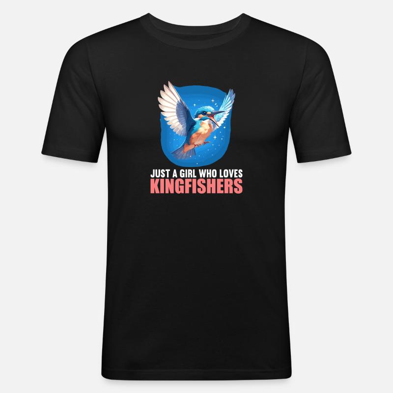 Eisvögel Eisvogel - Männer Slim Fit T-Shirt - Schwarz