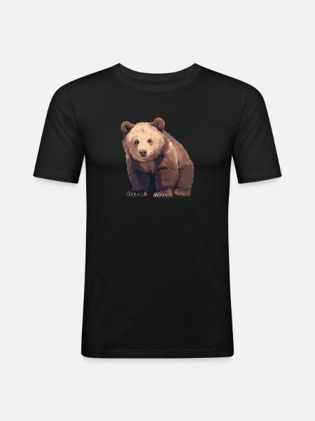 Kodiak Bear Kodiak Bear - Men's Slim Fit T-Shirt - black