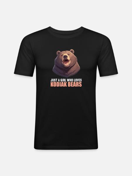 Kodiak Bear Kodiak Bear - Men's Slim Fit T-Shirt - black