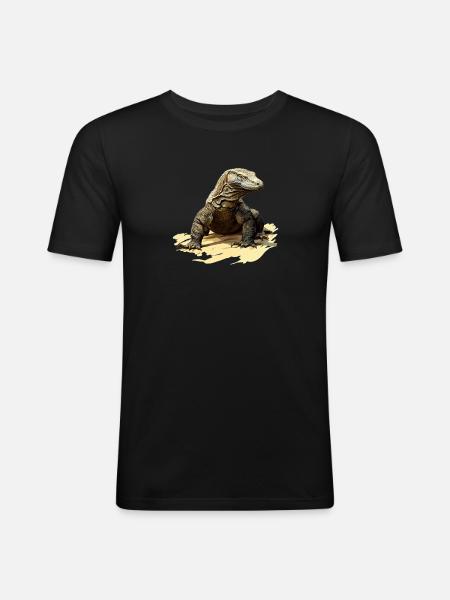 Komodo dragons Komodo dragon - Men's Slim Fit T-Shirt - black