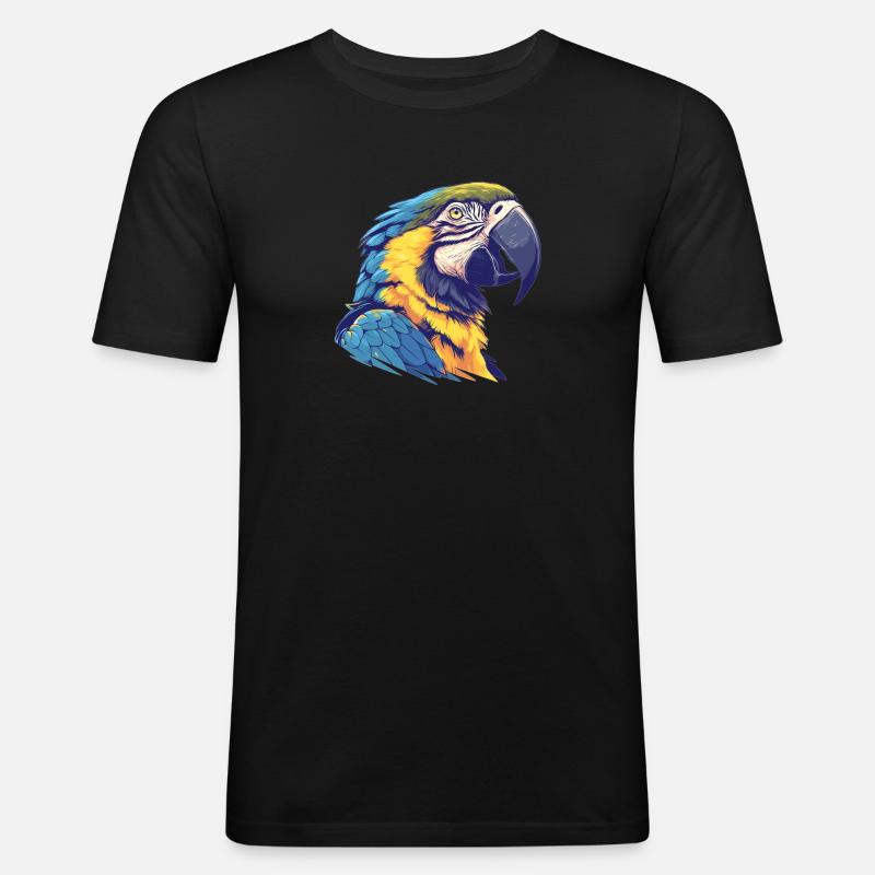 Aras Ara - Männer Slim Fit T-Shirt - Schwarz