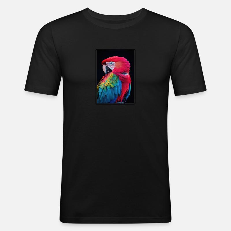 Aras Ara - Männer Slim Fit T-Shirt - Schwarz