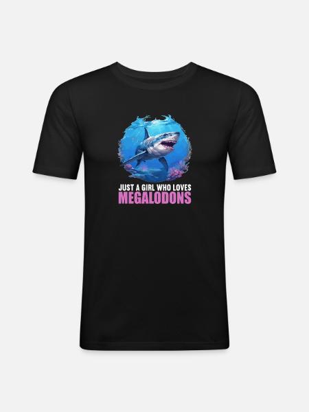 Megalodons Megalodon - Men's Slim Fit T-Shirt - black