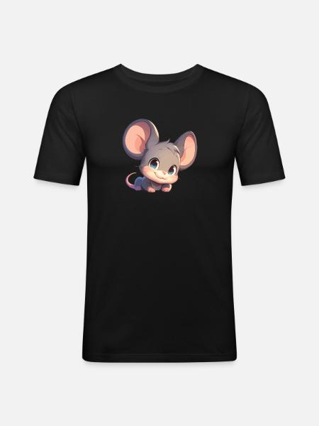 Mice Mouse - Men's Slim Fit T-Shirt - black
